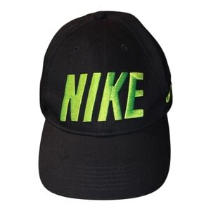 Vintage‎ Nike Embroidered Youth Snapback Baseball Cap Blue Green